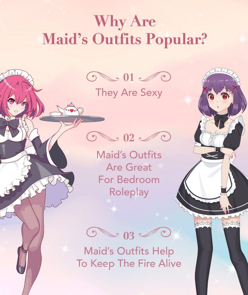 TAME SHY JAPANESE Maid Costume, French Waitress Outfit Uniform