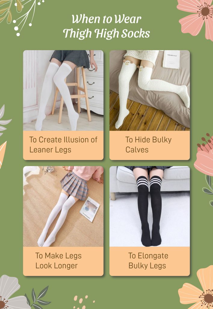 Thigh High Socks vs Knee High Socks - How To Choose?