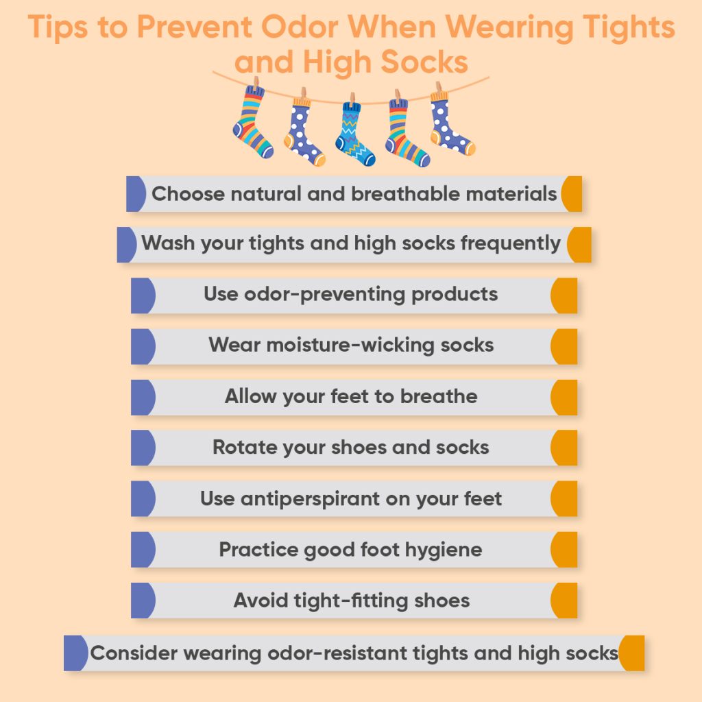 How to Prevent Odor When Wearing Tights and High Socks?